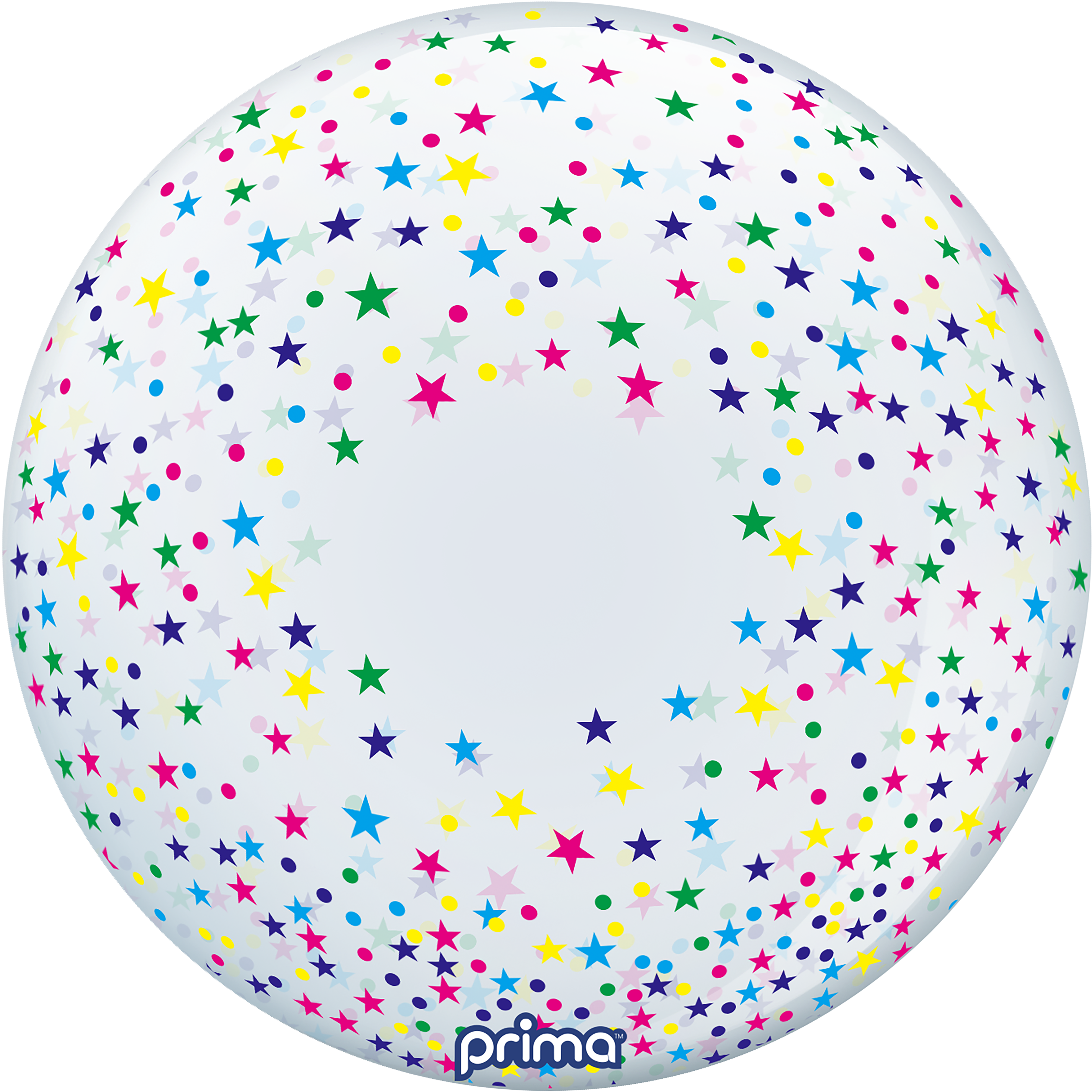 PRIMA 20” Colorful Confetti Stars Sphere